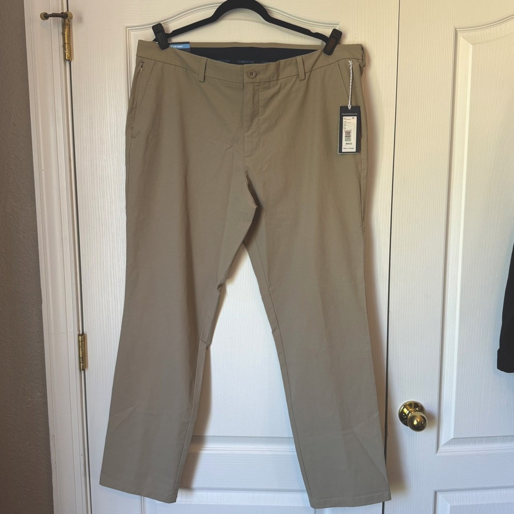 Vineyard Vines On the Go Pants Men's 40x32 Khaki Performance OTG NWT